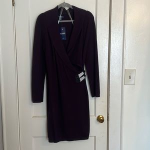 Chaps Purple Long Sleeve Sweater Dress XL NWT